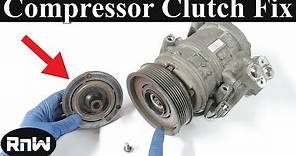 How to Remove and Replace an AC Compressor Clutch and Bearing - Quick Version