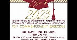 Yeshivah of Flatbush Joel Braverman High School Graduation 2023