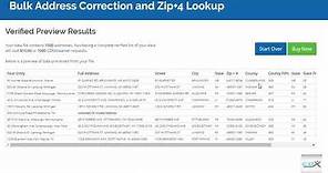 Online Tool for Address Correction, ZIP Code Lookup