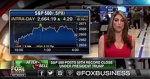 Dow Closes At Record High 12/12/2017