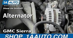 How to Replace Alternator 01-02 GMC Sierra 2500 HD