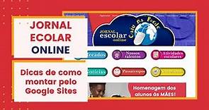 Jornal Escolar Online | PROJETO, DICAS e IMPLEMENTAÇÃO |