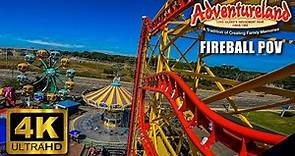 Fireball POV [4K] | Adventureland Amusement Park (Long Island)