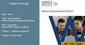 What is Heriot-Watt Online?
