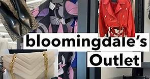 Shop with me at the Bloomingdale's Outlet Store for clothes, bags, and shoes.