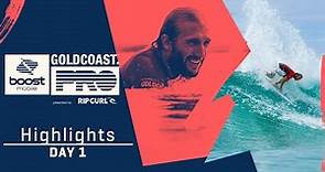 Boost Mobile Gold Coast Pro pres. by Rip Curl Day 1 Highlights