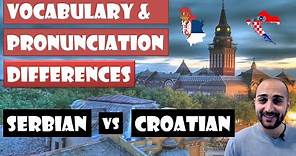 Vocabulary, grammar and pronunciation differences between Serbian and Croatian #serbian #srpski