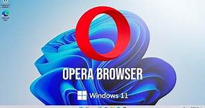 Como Instalar Opera Browser en Windows 11