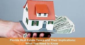 Florida Real Estate Taxes