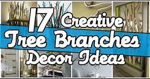 17 Creative Tree Branches Decor Ideas