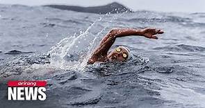Chilean swimmer breaks Guinness world record in a swim between Pacific and Atlantic Oceans