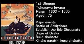 the 15th shogun of the Tokugawa shogunate in Edo period (History of JAPAN)