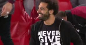 Salah's shirt was the message - never give up