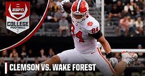 Clemson Tigers vs. Wake Forest Demon Deacons | Full Game Highlights
