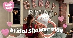 舉辦一場婚前單身派對🎀Bridal shower vlog👰🏻‍♀💍🎈✨💓