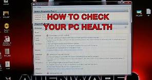 HOW TO CHECK- Your pc health status for windows