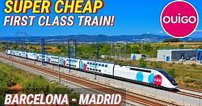 Barcelona to Madrid by OUIGO España high speed train