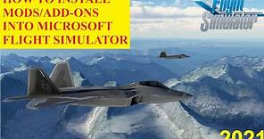 How To Install Mods/Addons into Microsoft Flight Simulator 2020! #MFS2020 #MicrosoftFlightSimulator