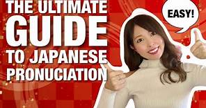 The ULTIMATE Guide to Japanese Pronunciation! Japanese Pronuciation Practice