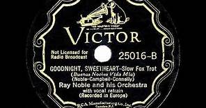 1931 HITS ARCHIVE: Goodnight Sweetheart - Ray Noble (Al Bowlly, vocal)