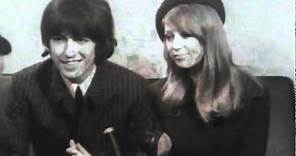 Beatles member, George Harrison and Patti Boyd in an interview on their wedding