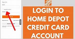How to Login to Home Depot Credit Card Account | Home Depot Credit Card Sign In 2021