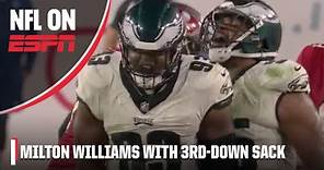 MILTON WILLIAMS TAKES DOWN BAKER MAYFIELD WITH A 3RD-DOWN SACK 😱 | NFL on ESPN