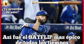 Así Fue El BAT FLIP De José Bautista El Más Épico De Todos Los Tiempos MLB