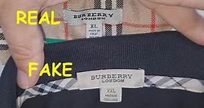 Burberry polo shirt real vs fake. How to spot original Burberry London shirt