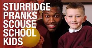 Daniel Sturridge surprises unsuspecting school kids