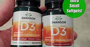 Swanson Vitamin D3 - 250 Softgels