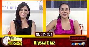1 Minute Hot Seat - Alyssa Diaz In The Hot Seat
