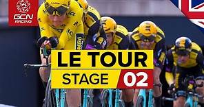 Tour de France 2019 Stage 2 Highlights: Brussels Team Time Trial | GCN Racing