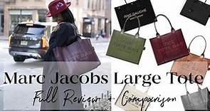 Marc Jacobs Large Leather Tote Full Review + Comparison: The Perfect Work Tote | SimplyShannah