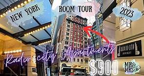 NEW YORK'S CHEAPEST HOTEL | Radio City APARTMENTS ROOM TOUR!