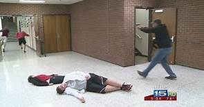 Middle school teachers go through shooter simulation