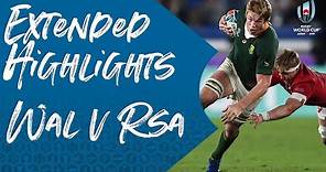 Extended Highlights: Wales 16-19 South Africa - Rugby World Cup 2019