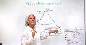 What Is Change Management In Project Management Terms?