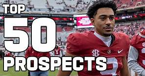 Top 50 Prospects in the 2023 NFL Draft class!