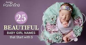 25 Unique Girl Names Starting With 'S'