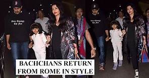 Aishwarya Rai returns to Mumbai after celebrating birthday in Rome with Abhishek Bachchan-Aaradhya