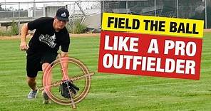 Outfield Tips - Fielding The Baseball In Different Situations!