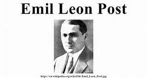 Emil Leon Post
