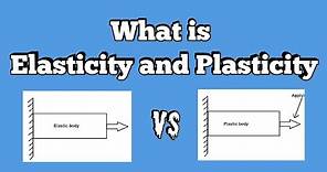 #006 What is ...????|| What is Elasticity and Plasticity?????