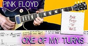 One of my turns - Pink Floyd - Guitar Lesson With TAB & Score 🎸