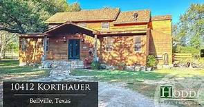 Cute Country Home For Sale | 10412 Korthauer | Bellville Texas | Hodde Real Estate Co