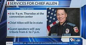 Funeral services for Chief of Police Greg Allen to be held next week
