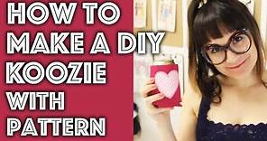 How to Make a DIY Beer Koozie | Sew Anastasia