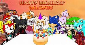 Happy Birthday Cream the Rabbit!! Dr Eggman Streams Cream's Birthday!!