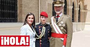 Del reencuentro con Leonor al orgullo de doña Letizia: el rey Felipe jurando bandera 40 años después